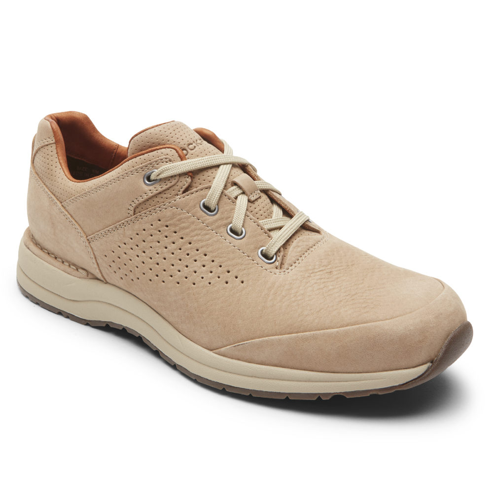 Rockport Singapore Mens Sneakers - Edge Hill 2 Plain Toe Khaki - YN2851094